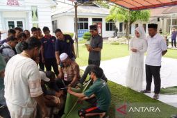 Kurban Wali Kota Tanjungbalai sekeluarga untuk warga binaan Lapas