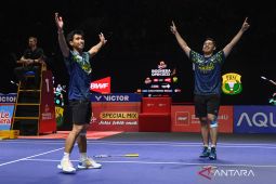 Hasil semifinal Indonesia Open 2025: Sabar/Reza tuntaskan dendam untuk capai final