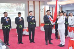 Pemprov Sulteng lantik duta pancasila Paskibraka Sulteng 2025