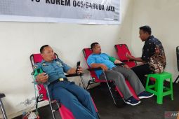 Kodim 0432 Bangka Selatan gelar donor darah, bantu ketersediaan stok darah