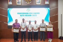 Pemkot Medan beri penghargaan  kepada perusahaan terbesar salurkan CSR