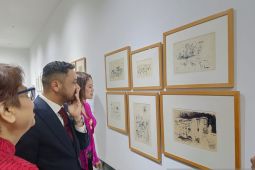 Lukisan karya alm Sudjana Kerton dipamerkan di Gunung Sahari