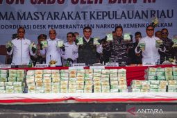 Prabowo apresiasi aparat yang gagalkan penyelundupan dua ton narkoba