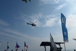 Polda Lampung patroli udara untuk pengamanan WSL Krui Pro 2025