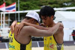 SEA Games 2025 - Tim voli pantai putra Indonesia ke semifinal usai kalahkan Filipina