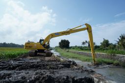Sedimentasi di Sungai Srandakan Bantul segera diangkat