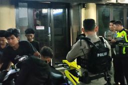 Polisi mengamankan pemuda terduga geng motor di Makassar