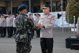 Cuci pataka Bhayangkara, Polda Banten ambil air suci batu Qur'an