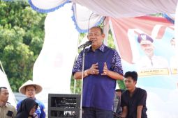 Bupati Langkat bersyukur produksi padi petani meningkat di Desa Purwo Binganun Sei Bingai