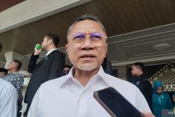 Menko Pangan Zulkifli Hasan  sosialisasikan Koperasi Merah Putih di Palembang