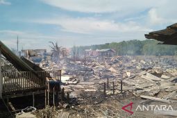 Kebakaran di pesisir Tanjabbar habiskan 50 rumah warga