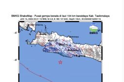 Info gempa hari ini baru saja M4,8 guncang Tasikmalaya