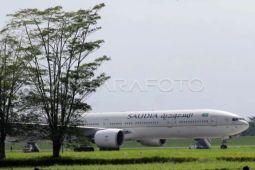 Polda Sumut lakukan pemeriksaan  pesawat Saudia Airlines
