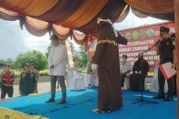 Kejari Simeulue eksekusi cambuk enam terpidana judi