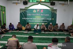 Bentuk karakter personel berintegritas, Polres Bangka Selatan gelar doa dan dzikir bersama