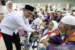 365 haji asal Samarinda  tiba di Debarkasi Balikpapan