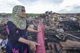 Bantuan untuk korban kebakaran di Jambi