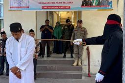 Kejari Aceh Selatan eksekusi cambuk 14 terpidana qanun jinayat