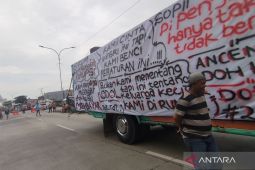 Demo sopir truk di Kudus tuntut revisi aturan ODOL