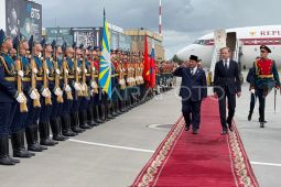 Presiden Prabowo tiba di Rusia - FOTO