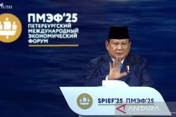 Prabowo bicara produksi pangan hingga pertumbuhan ekonomi di SPIEF