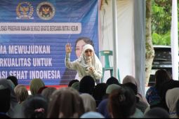 Sosialisasi Program Makan Bergizi Gratis bersama Mitra Kerja BGN di Desa Tanjung Langkat