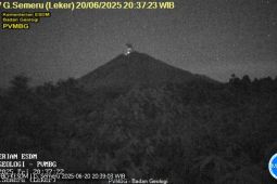Gunung Semeru kembali erupsi pada Jumat malam