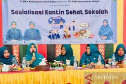 PKK Aceh Barat sosialisasi kantin sehat bagi guru dan masyarakat Wolya