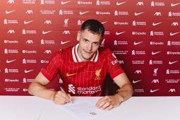 Pelatih Liverpool Arne Slot terkesan dengan performa Florian Wirtz