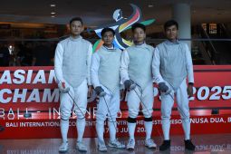 Tim floret beregu putra Indonesia takluk oleh Filipina