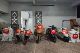Bea cukai sita sepeda motor diduga hasil penyelundupan