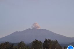 Raung kembali alami erupsi dengan letusan setinggi 600 meter