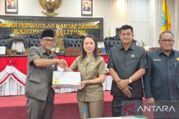 Bupati Belitung sampaikan raperda RPJMD 2025-2029