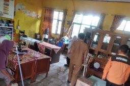Kantor kecamatan dan sekolah di Serang tergenang banjir