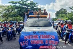 Peringati Harganas Ke-32, Pemkab Bangka Selatan gelar konvoi kirab bangga kencana