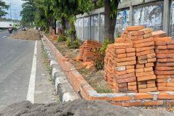 Kota Mataram buat taman bunga pinggir jalan sepanjang 1,4 kilometer