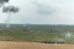 Kopasgat simulasikan penyerangan markas musuh menggunakan mortir