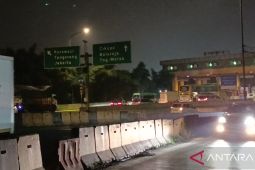 Banjir di Tol Jakarta-Tangerang berangsur surut