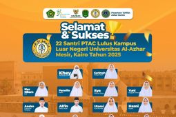 Cetak Sejarah, 22 Santri Angkatan Pertama PTAC Lulus ke Universitas Al Azhar Kairo