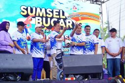 Bupati Muba HM Toha bersama Wabup Rohman luncurkan "Kormi Goes To School"