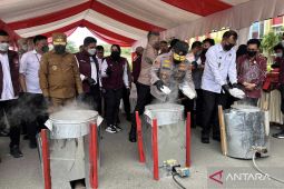 Polda-Sulteng musnahkan 40 kilogram sabu jaringan lintas negara