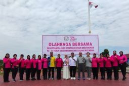 Wabup Katingan-Ketua GOW hadiri olah raga peringatan Ke-79 Hari Bhayangkara