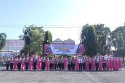 Puluhan personel Polres Situbondo naik pangkat jelang HUT Bhayangkara
