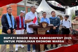 Bupati Bogor buka Kabogorfest 2025 untuk pemulihan ekonomi warga