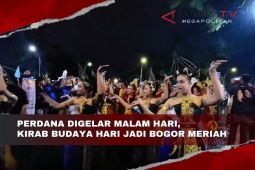 Perdana digelar malam hari, Kirab Budaya Hari Jadi Bogor meriah