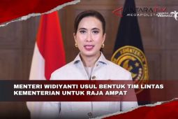 Menteri Widiyanti usul bentuk tim lintas Kementerian untuk Raja Ampat