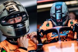 Brad Pitt rasakan sensasi super cepat saat menunggangi mobil F1