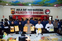 Polrestabes Bandung meringkus 51 pengedar narkoba selama Juni 2025