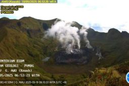 Badan Geologi: Kegempaan Gunung Awu di Sangihe didominasi gempa dangkal