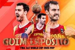 Pebasket Guim Exposito meraih MVP usai bawa Spanyol juara Piala Dunia FIBA 3x3